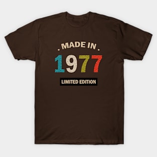 Made In 1977 T shirt T-Shirt